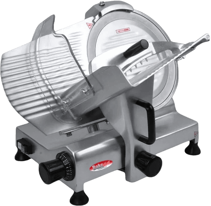 Bakemax - 8" Commercial Countertop Gravity Feed Meat Slicer - BMMSM08