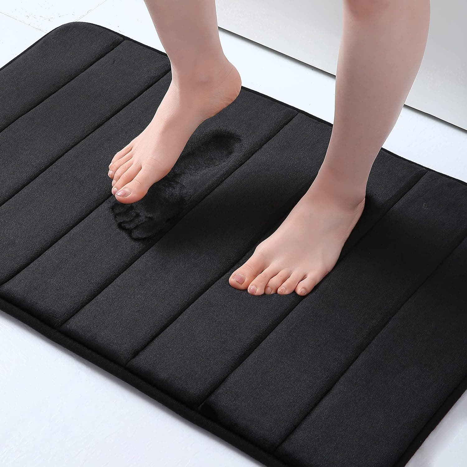 Non-Slip Plush Bath Mat - 2 Pack